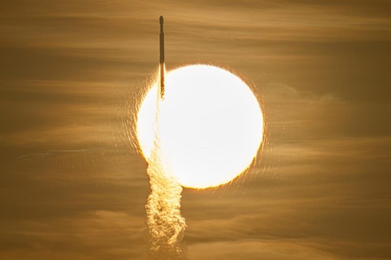 SpaceX Falcon Heavy rocket with NASA’s Nancy Grace Roman Telescope